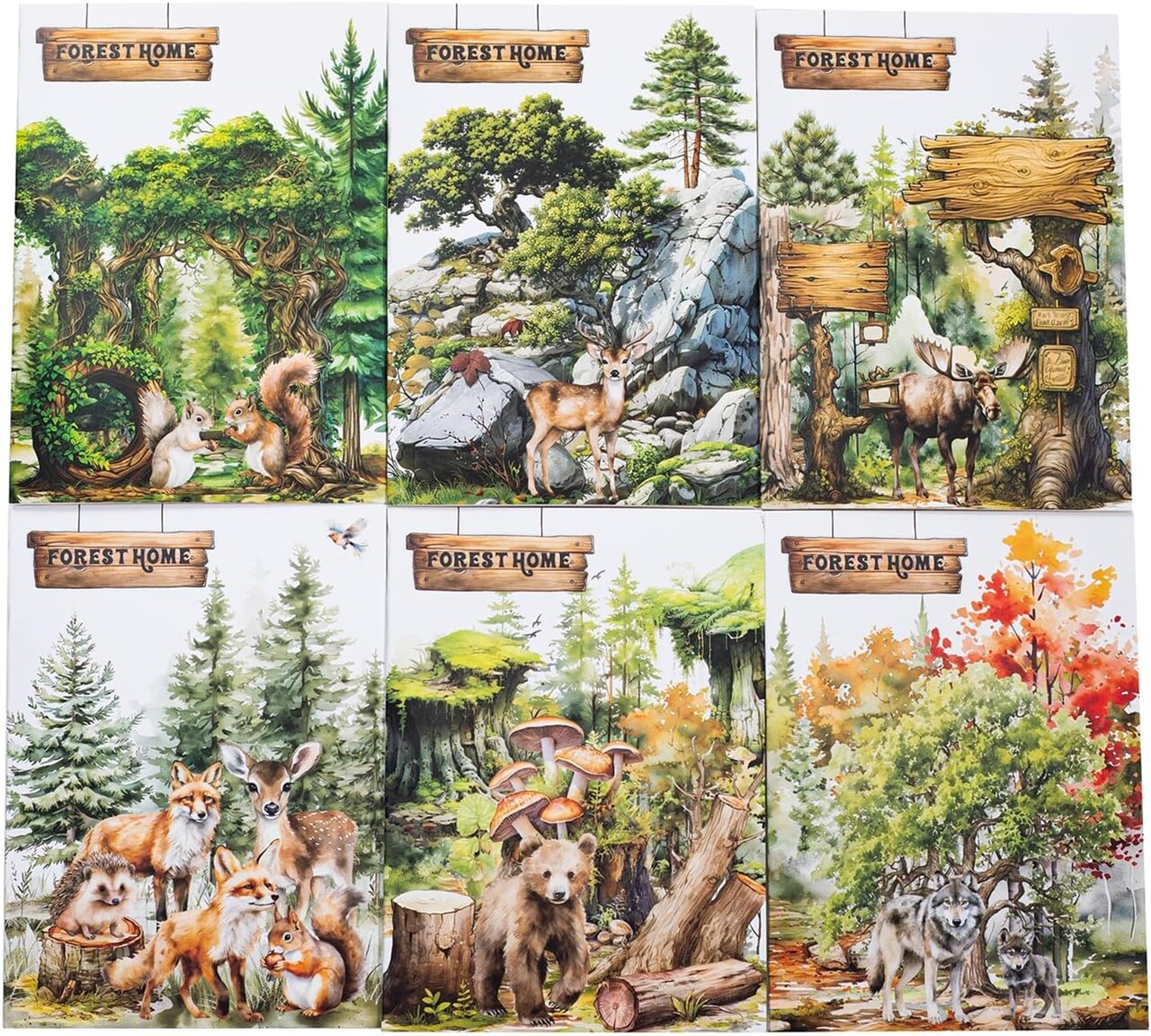 150PCS Forest Scrapbook Stickers Set – Waterproof Vinyl Botanical Plant & Animal Nature Junk Journal Stickers for Scrapbooking, Journaling, DIY Crafts & Aesthetic Decor